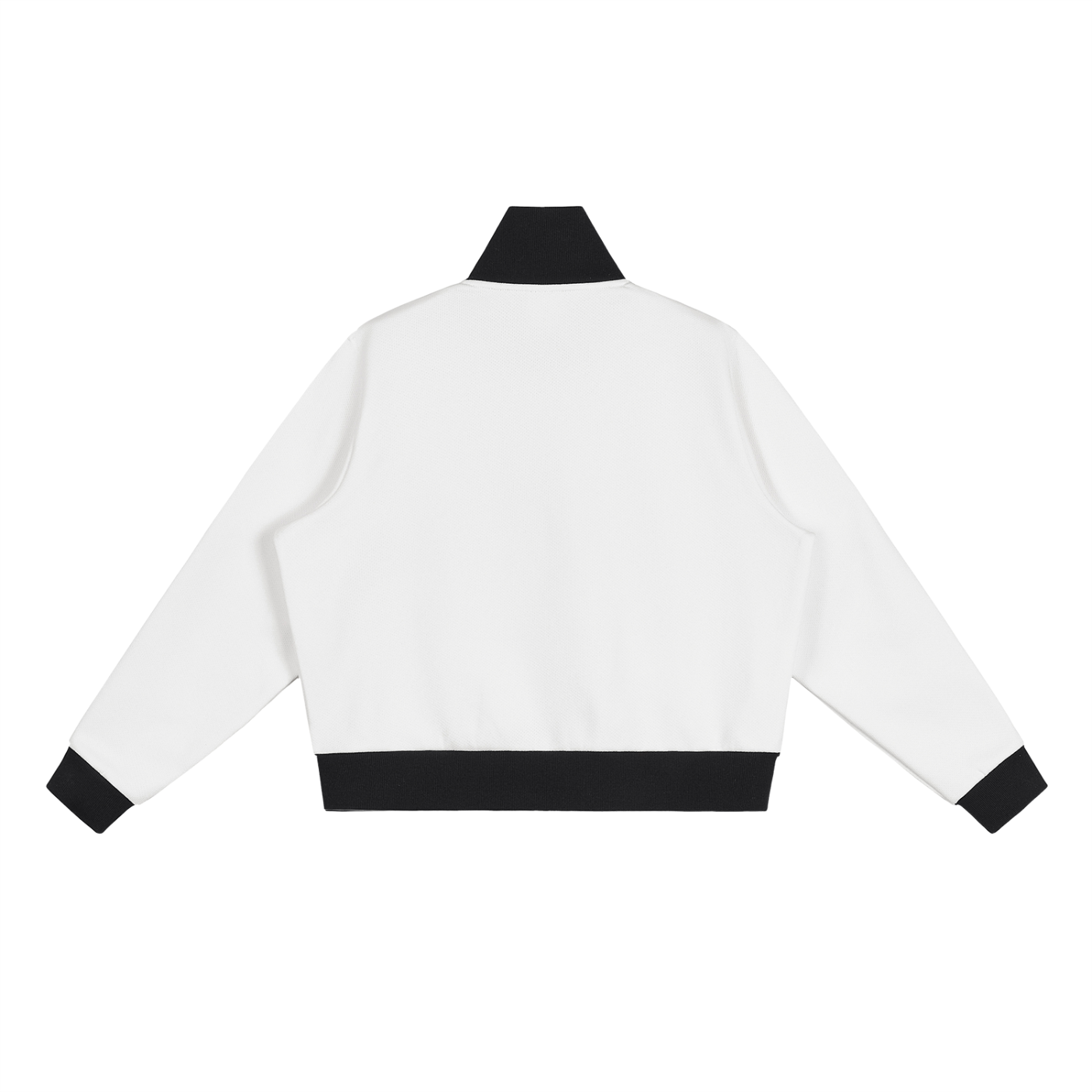 Dual Line Cropped Fleece Jacket