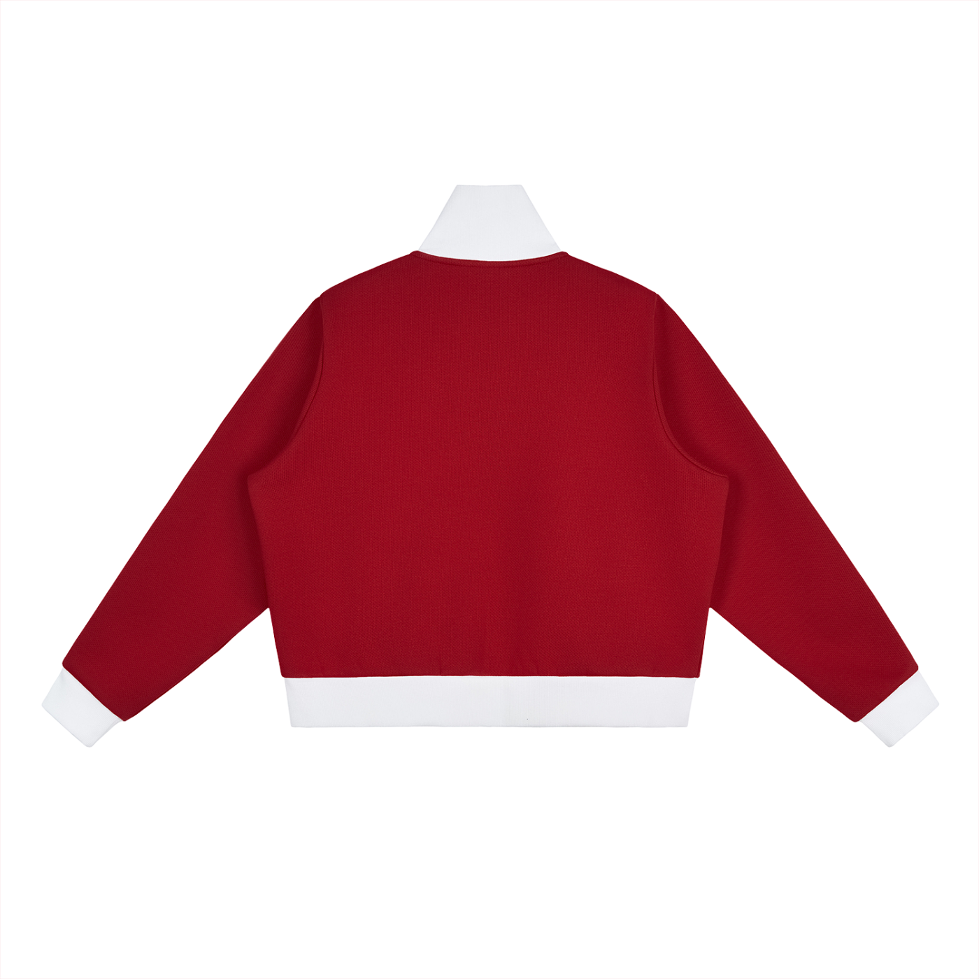 Dual Line Cropped Fleece Jacket