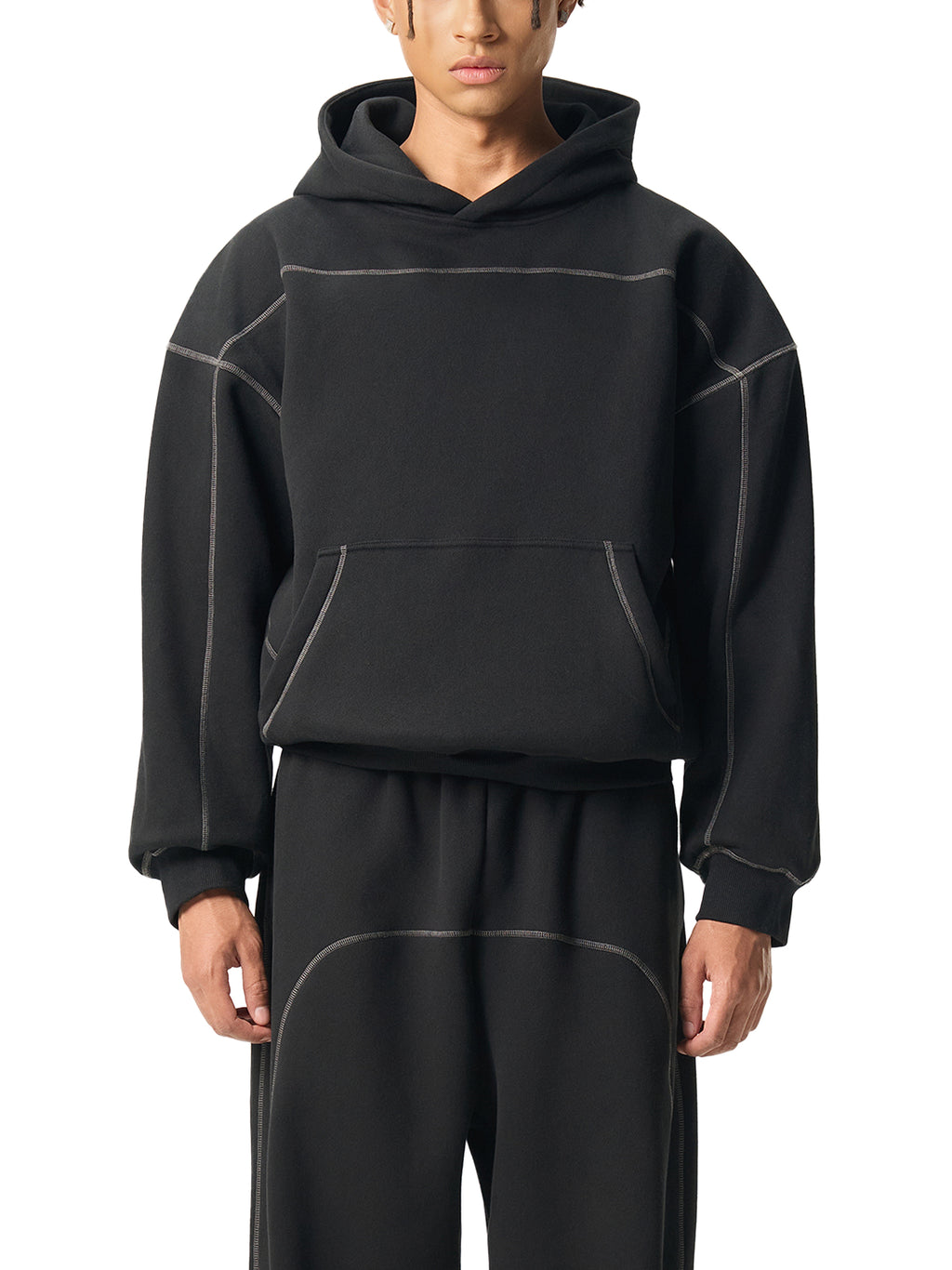 'Belong' Boxy Fleece Hoodie